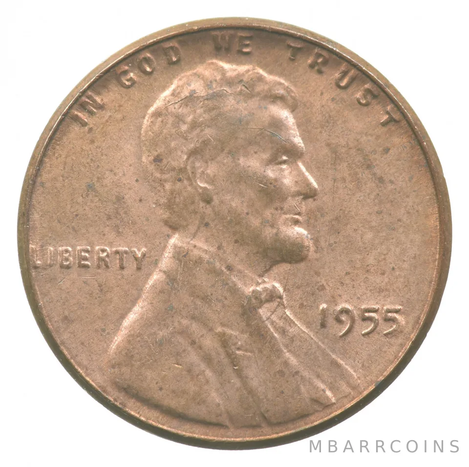 1955 Lincoln Wheat Cent Poor Man's Double Die *3171