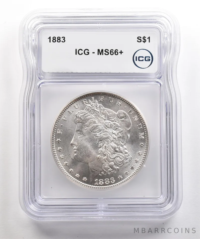 1883 Morgan Silver Dollar MS66+ ICG *5379