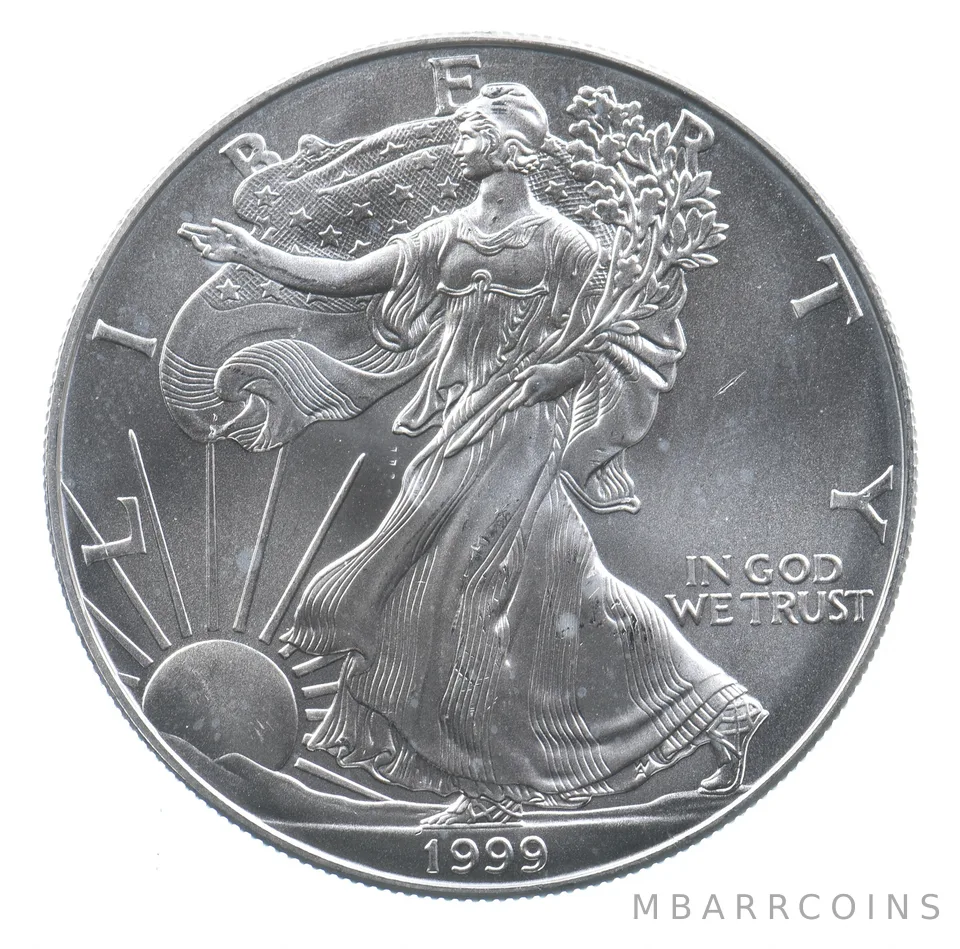 Better Date 1999 American Silver Eagle 1 Troy Oz .999 Fine Silver *719