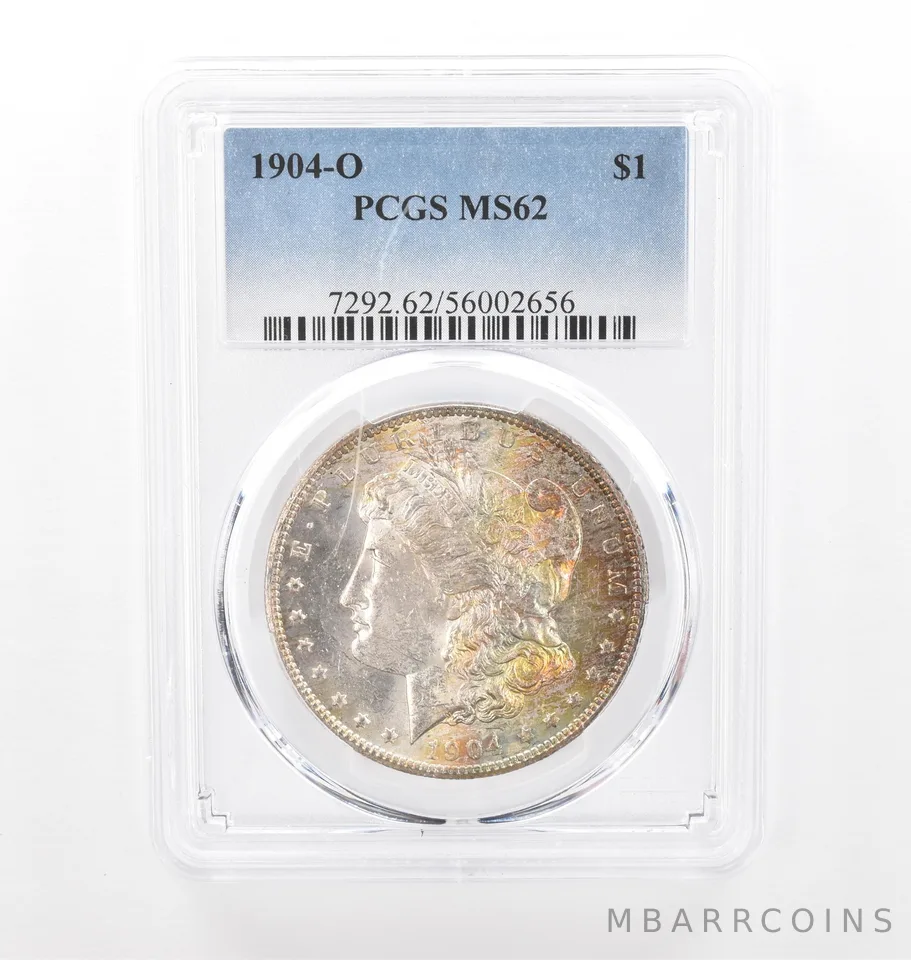 1904-O Morgan Silver Dollar MS62 PCGS Beautiful Tone *2089