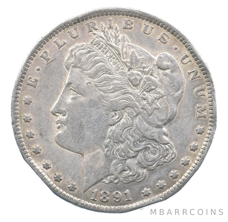1891-CC Morgan Silver Dollar *3955