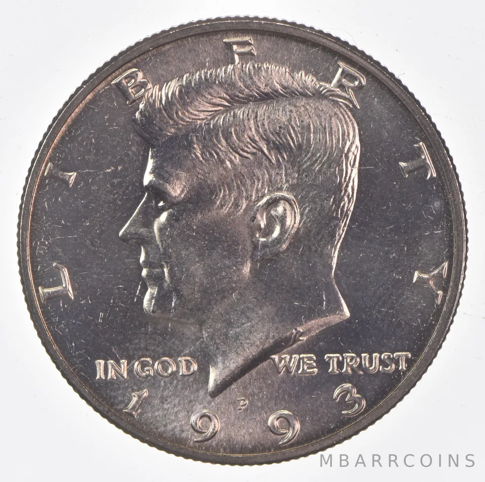 1993-P Kennedy Half Dollar Clad Unc