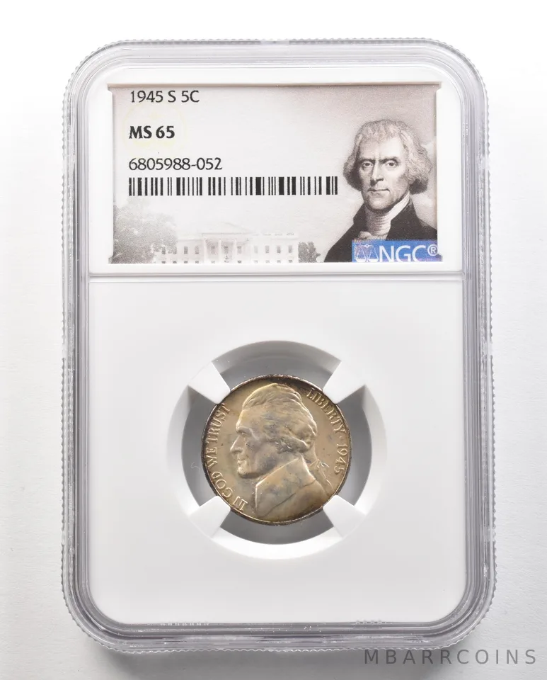 1945-S Jefferson Nickel MS65 NGC a4694