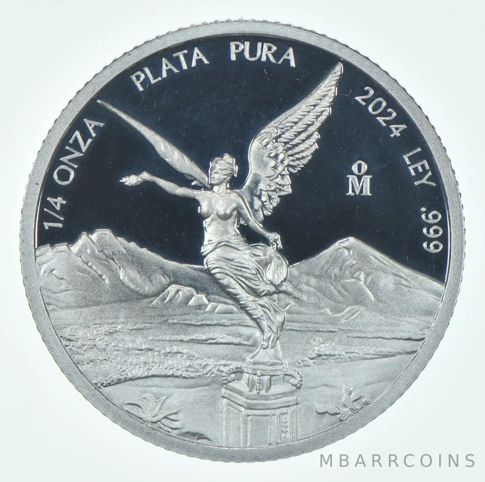 2024 Mo Mexico 1/4 Onza Silver Libertad Proof