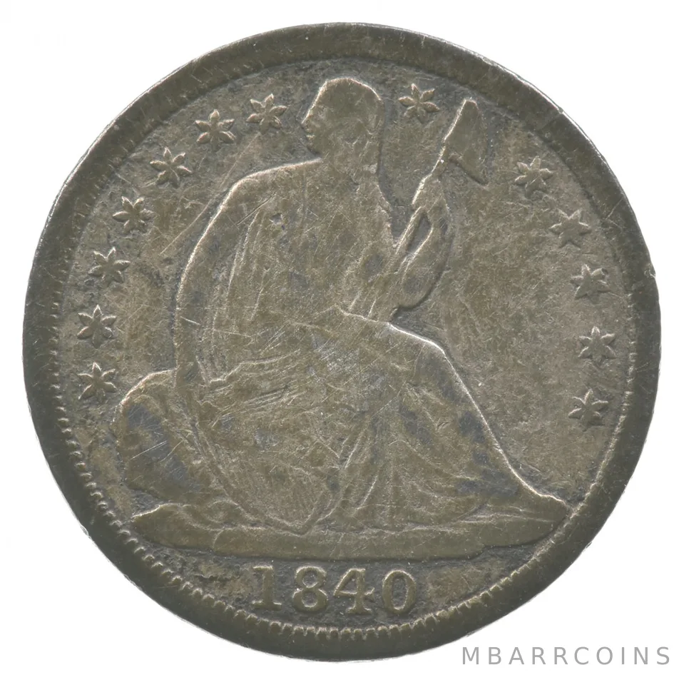 1840 Seated Liberty Half Dime a6124