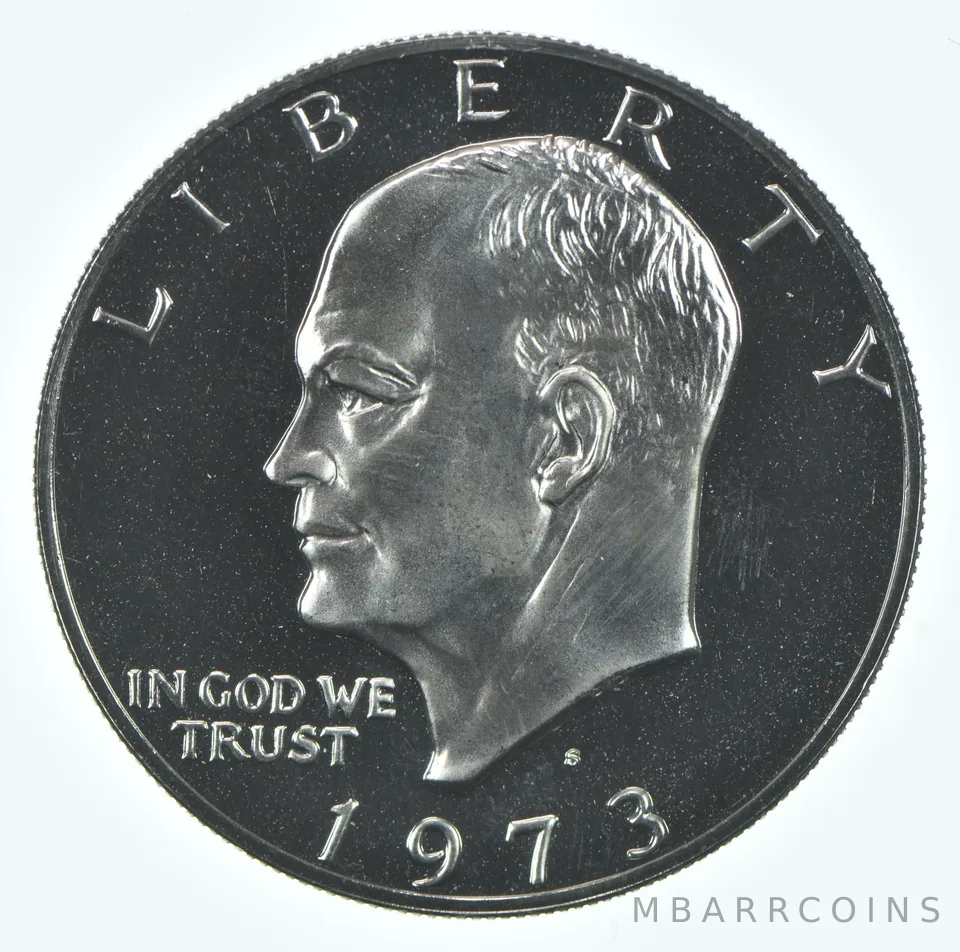 1973-S Eisenhower $1 CLAD Proof