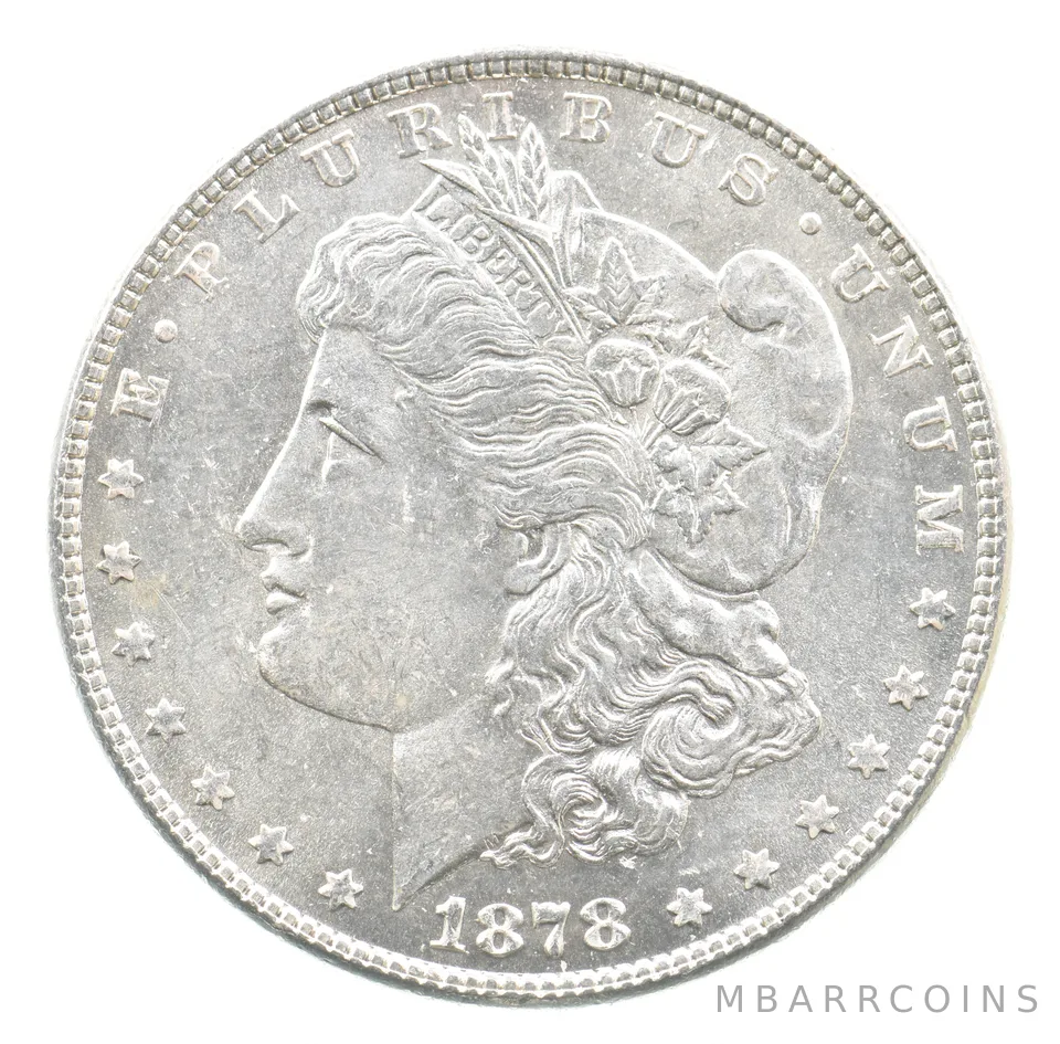1878 7TF Morgan Silver Dollar Reverse Of 78 a1851