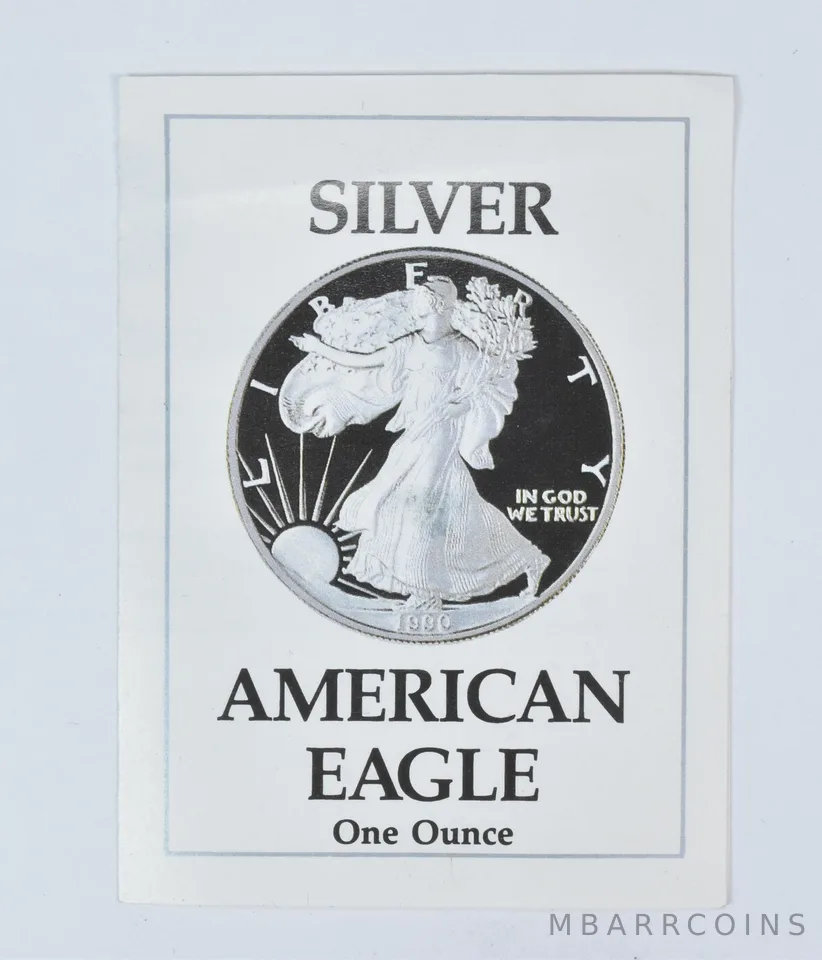 COA 1990-S American Silver Eagle Proof