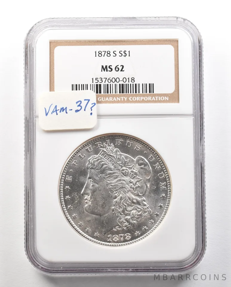 1878-S Morgan Silver Dollar MS62 NGC *4708