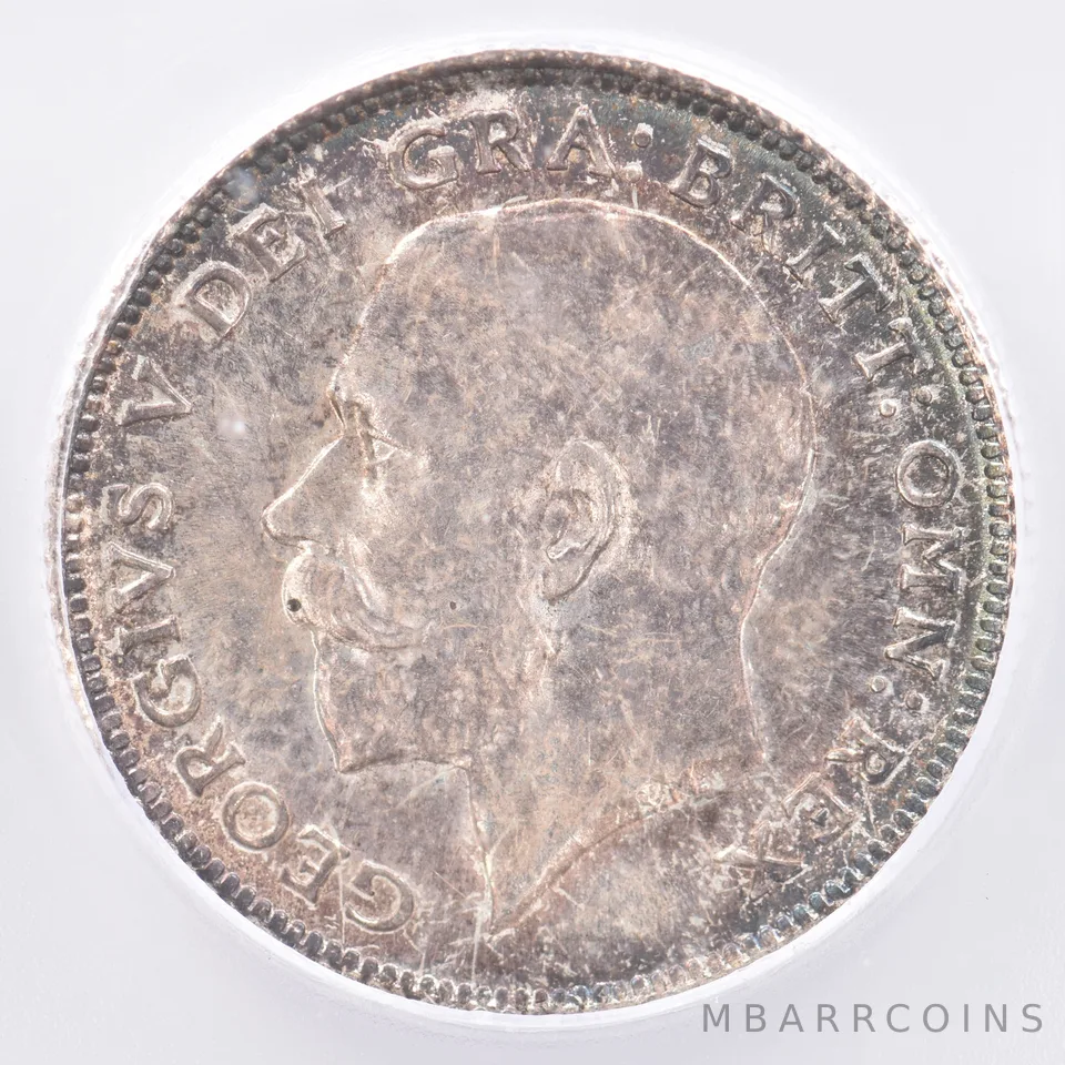 1911 Great Britain 6 Pence KM#815 MS67+ ICG Beautiful Tone *1944