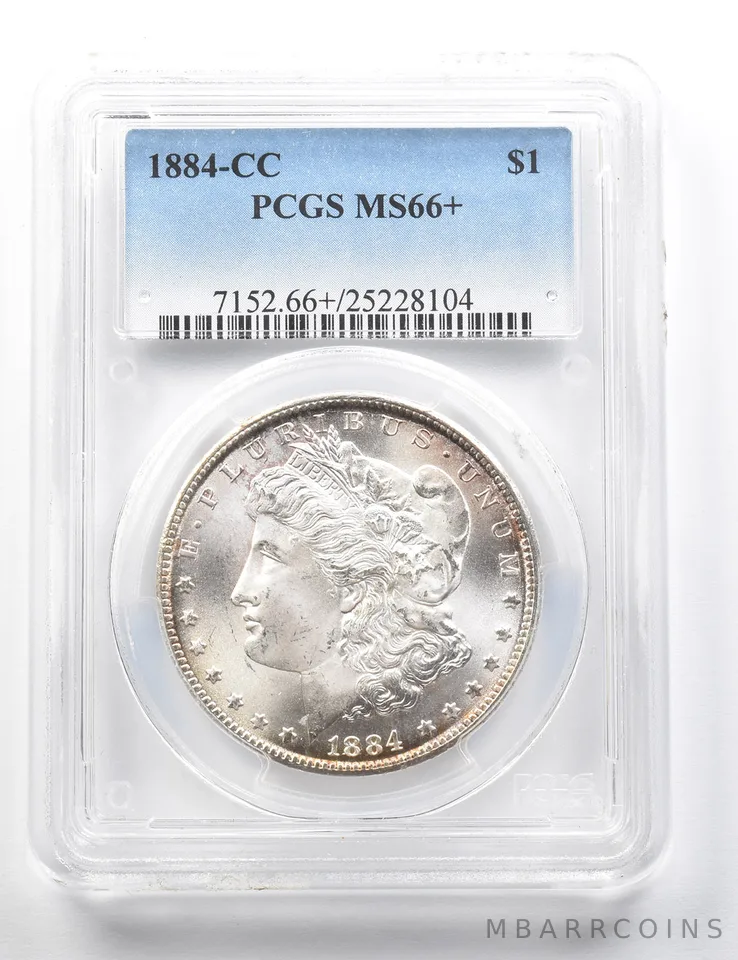1884-CC Morgan Silver Dollar MS66+ PCGS PQ *8769