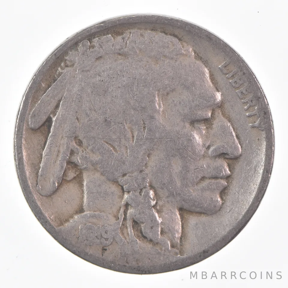 1919 (P) Indian Head Buffalo Nickel Average Circ