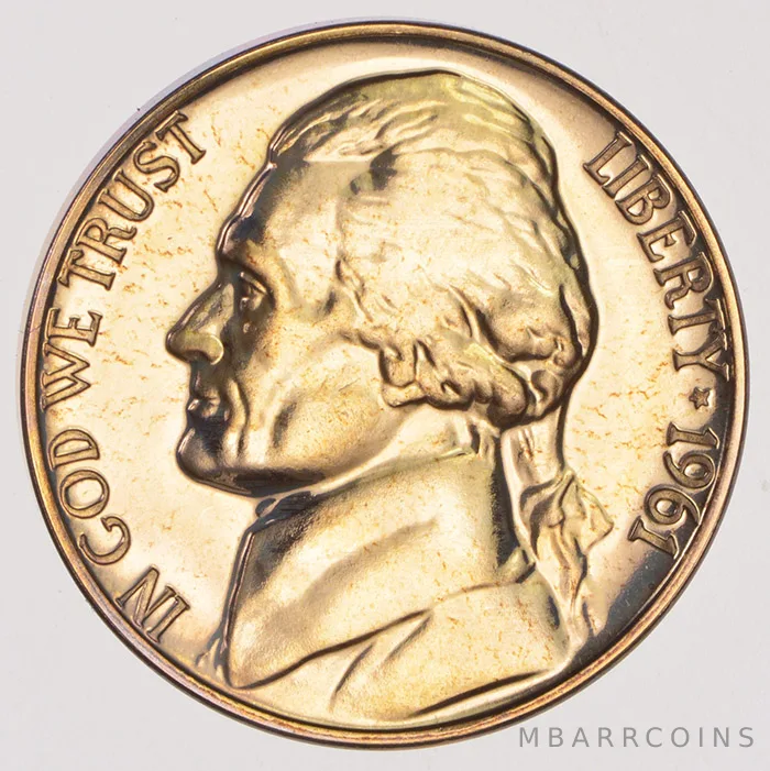 1961 Jefferson Nickel Proof