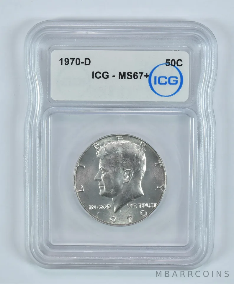 1970-D Kennedy Half Dollar MS67+ ICG *9149