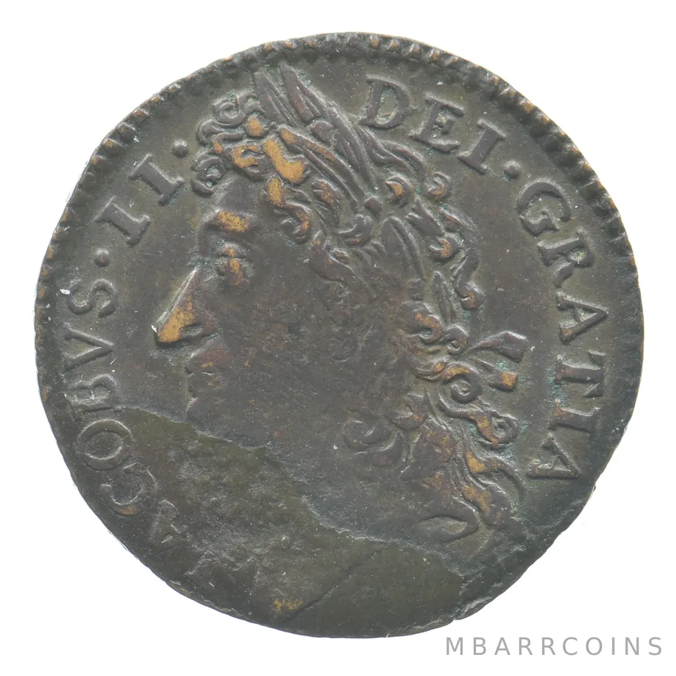 1689 Ireland Shilling James II *6497