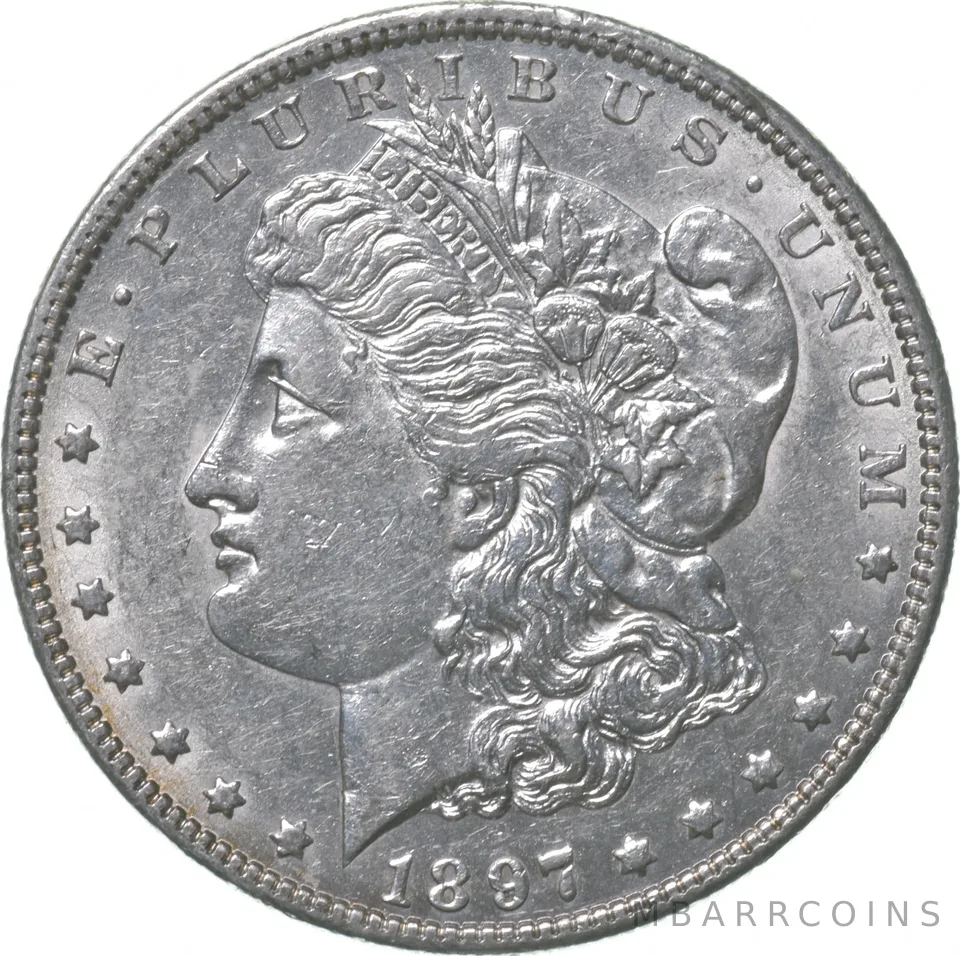 1897-O Morgan Silver Dollar a8093