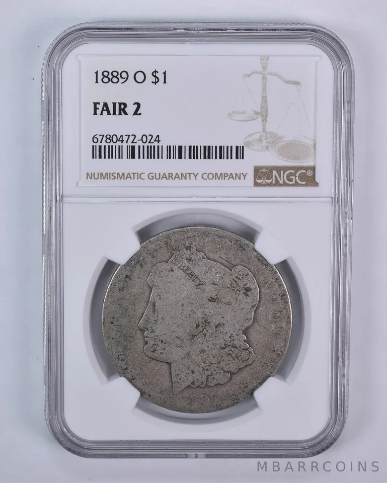 1889-O Morgan Silver Dollar Fair 2 NGC Lowball