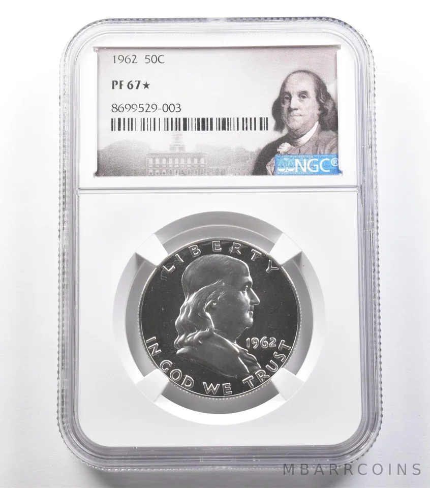 1962 Franklin Half Dollar PF67* STAR NGC *6655