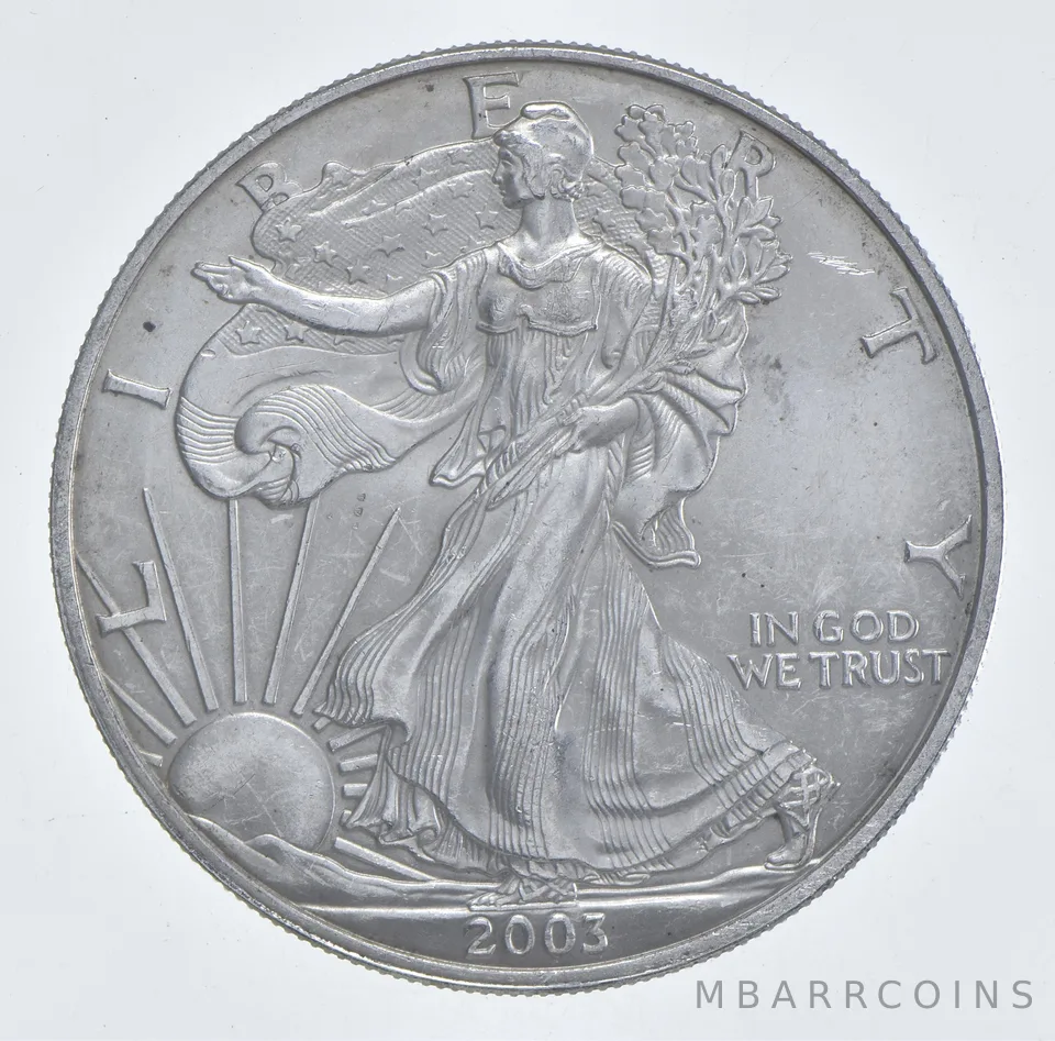 Better Date 2003 American Silver Eagle 1 Troy Oz .999 Fine Silver *457