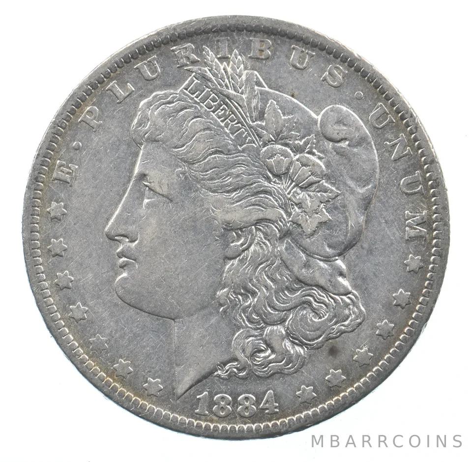 Early - 1884-O Morgan Silver Dollar - 90% US Coin *848