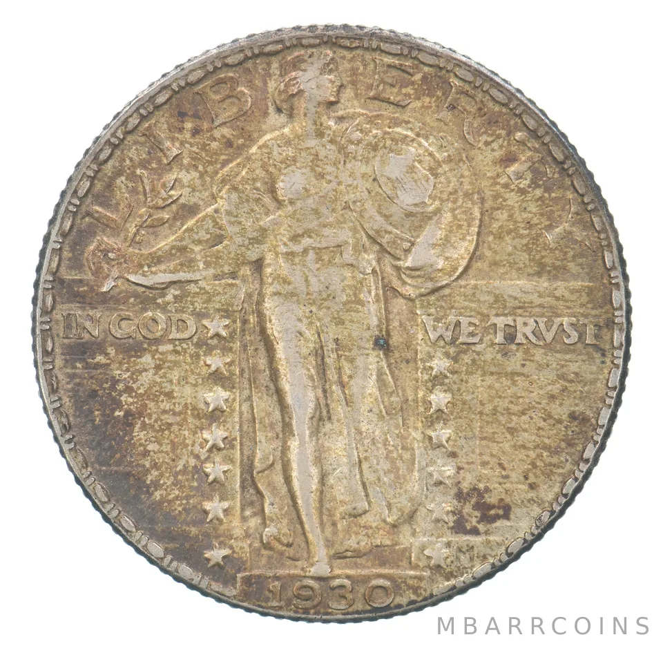 1930 Standing Liberty Quarter Beautiful Tone *9743