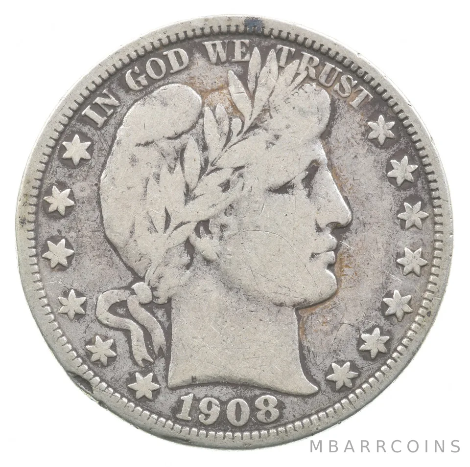 1908-D Barber Half Dollar *3365