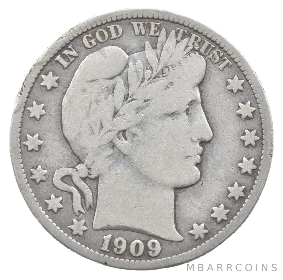 1909-S Barber Half Dollar *3360