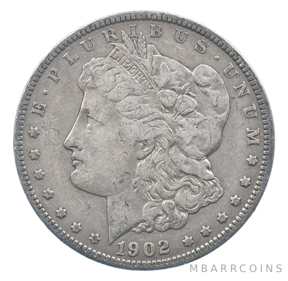 Early - 1902 Morgan Silver Dollar - 90% US Coin *976