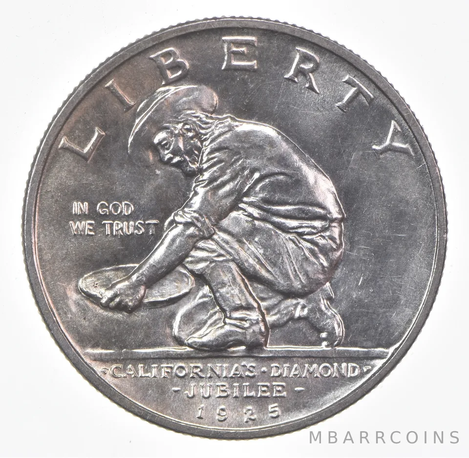 1925 California Diamond Jubilee Commemorative Silver Half Dollar *0559