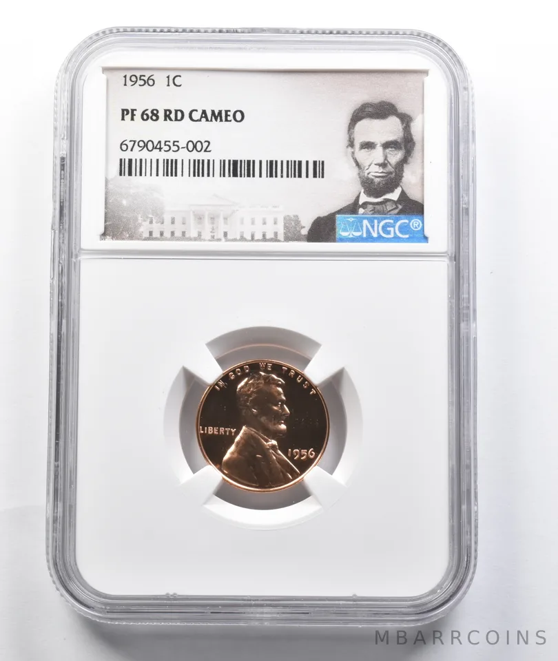 PF68 RD CAM 1956 Lincoln Wheat Cent NGC a7740
