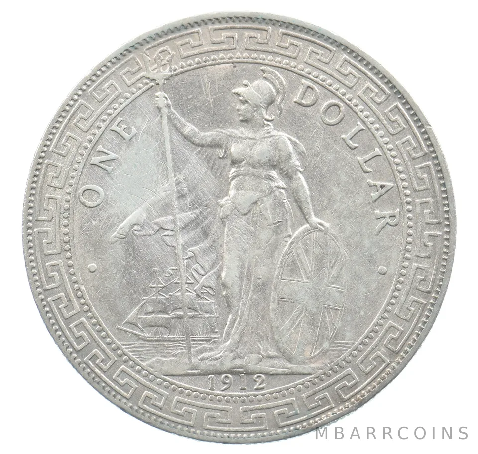 1912 China Trade Dollar Great Britain *9990