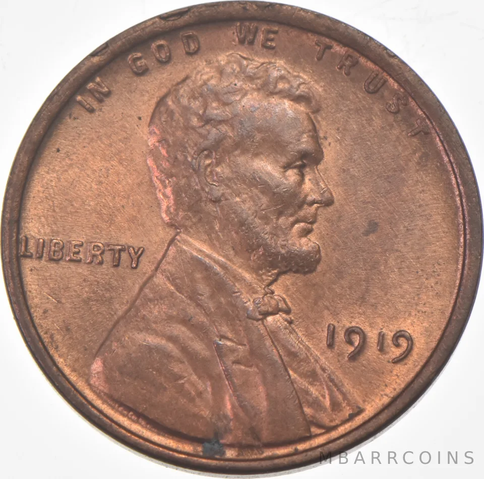 1919 Lincoln Wheat Cent *9129
