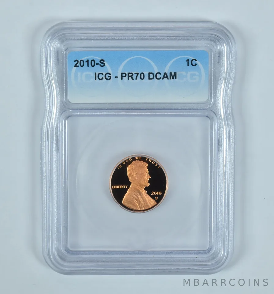 2010-S Lincoln Shield Cent PR70 DCAM ICG