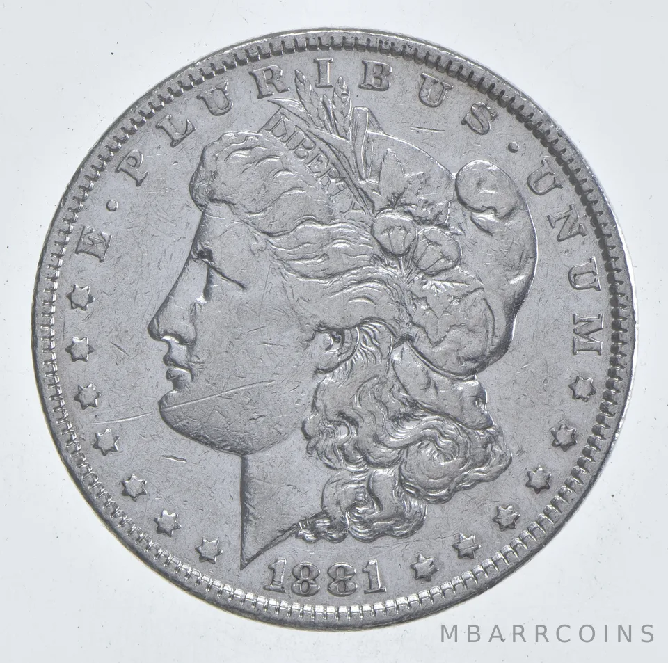 Early - 1881 Morgan Silver Dollar - 90% US Coin *868
