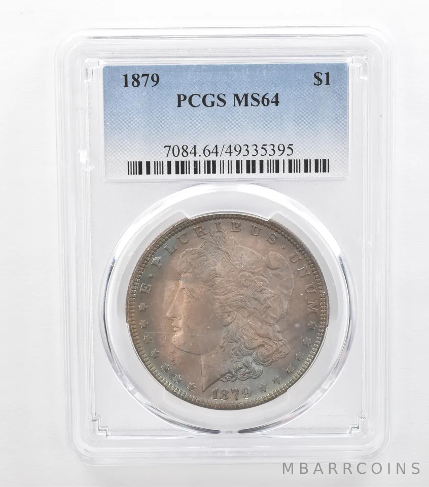 1879 Morgan Silver Dollar MS64 PCGS Beautiful Tone *3693
