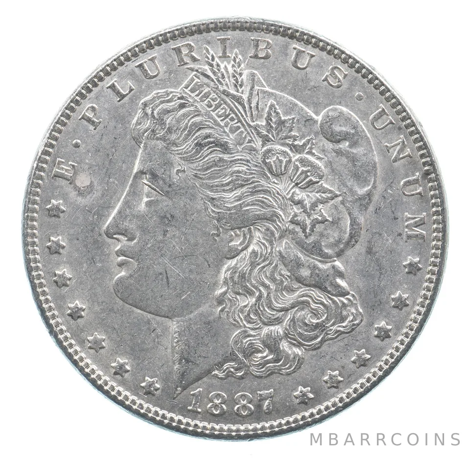 Better 1887 Morgan Silver Dollar - 90% US Coin - Nice Coin *337