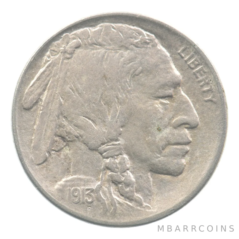 1913-S Indian Head Buffalo Nickel Type 1 *2475