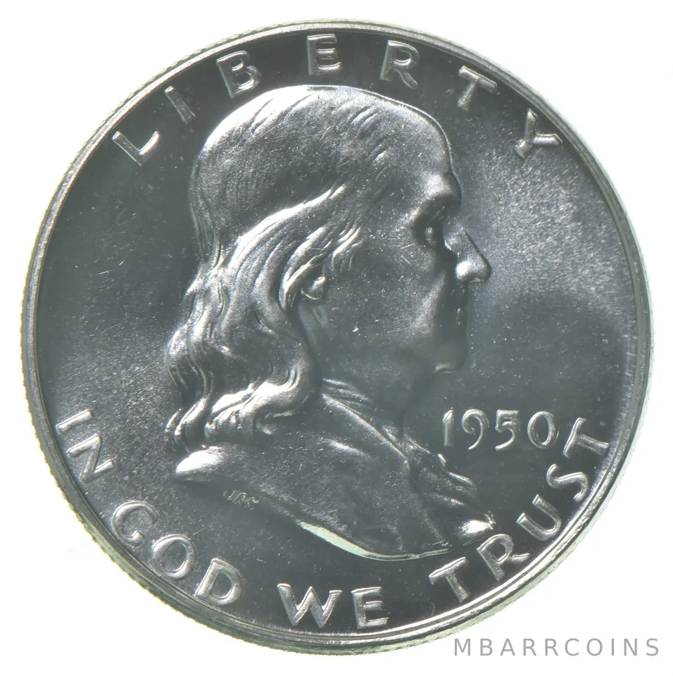 1950 Proof Franklin Half Dollar 90% Silver