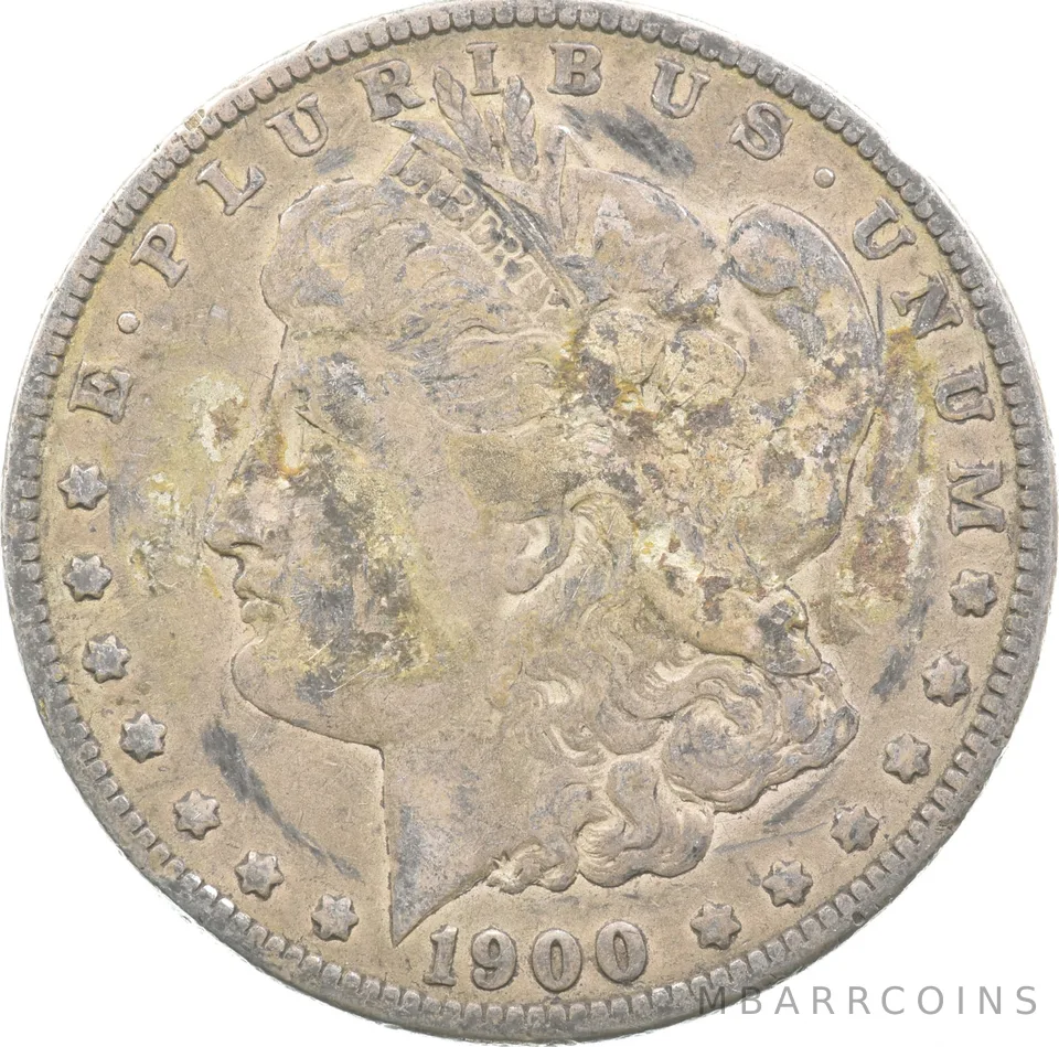 1900-O/CC Morgan Silver Dollar O Over CC *5825