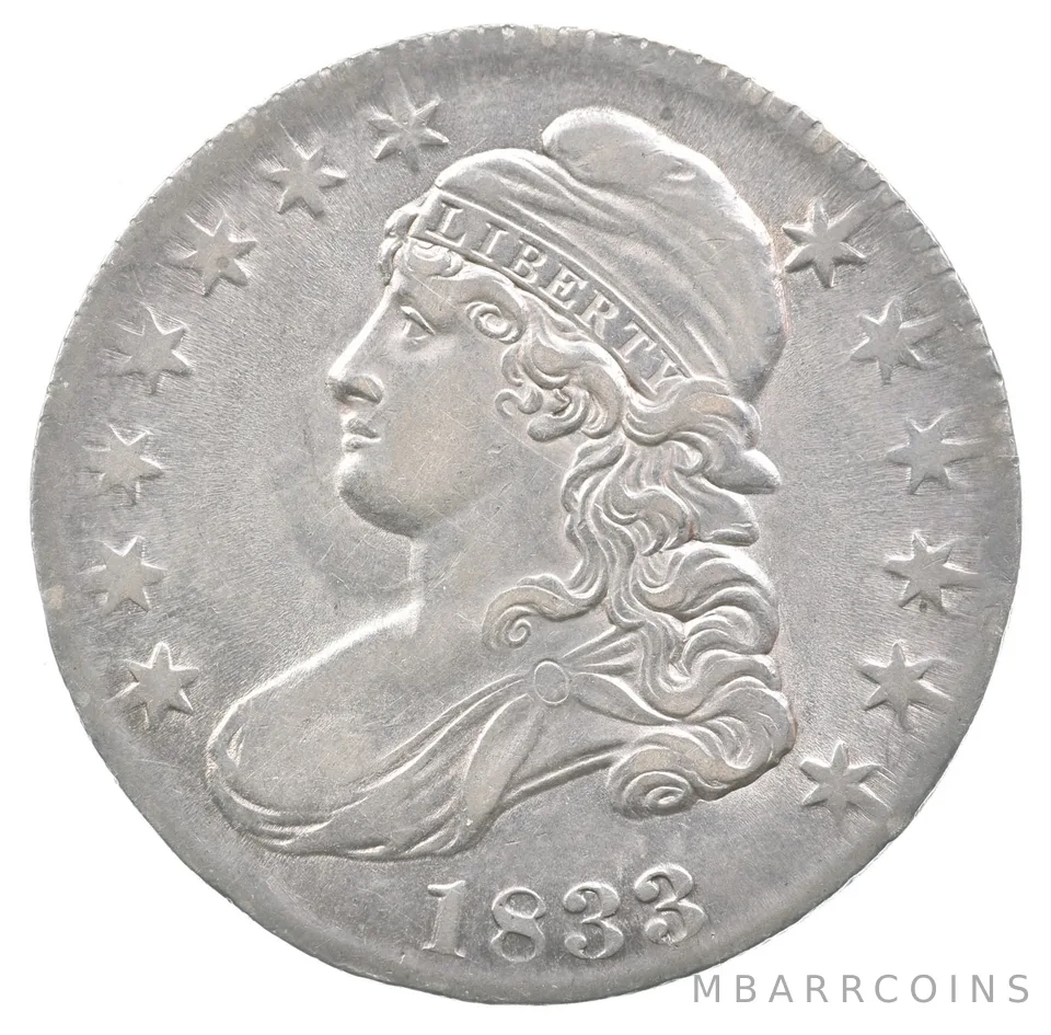 1833 Capped Bust Half Dollar a8839