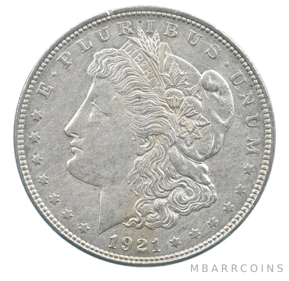 Early - 1921 Morgan Silver Dollar - 90% US Coin *981