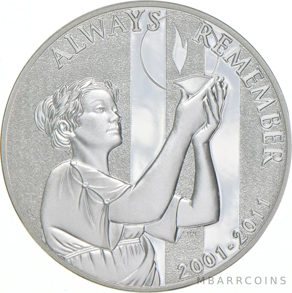 2011-W US Mint National September 11th Silver Proof Medal 1 Oz Silver