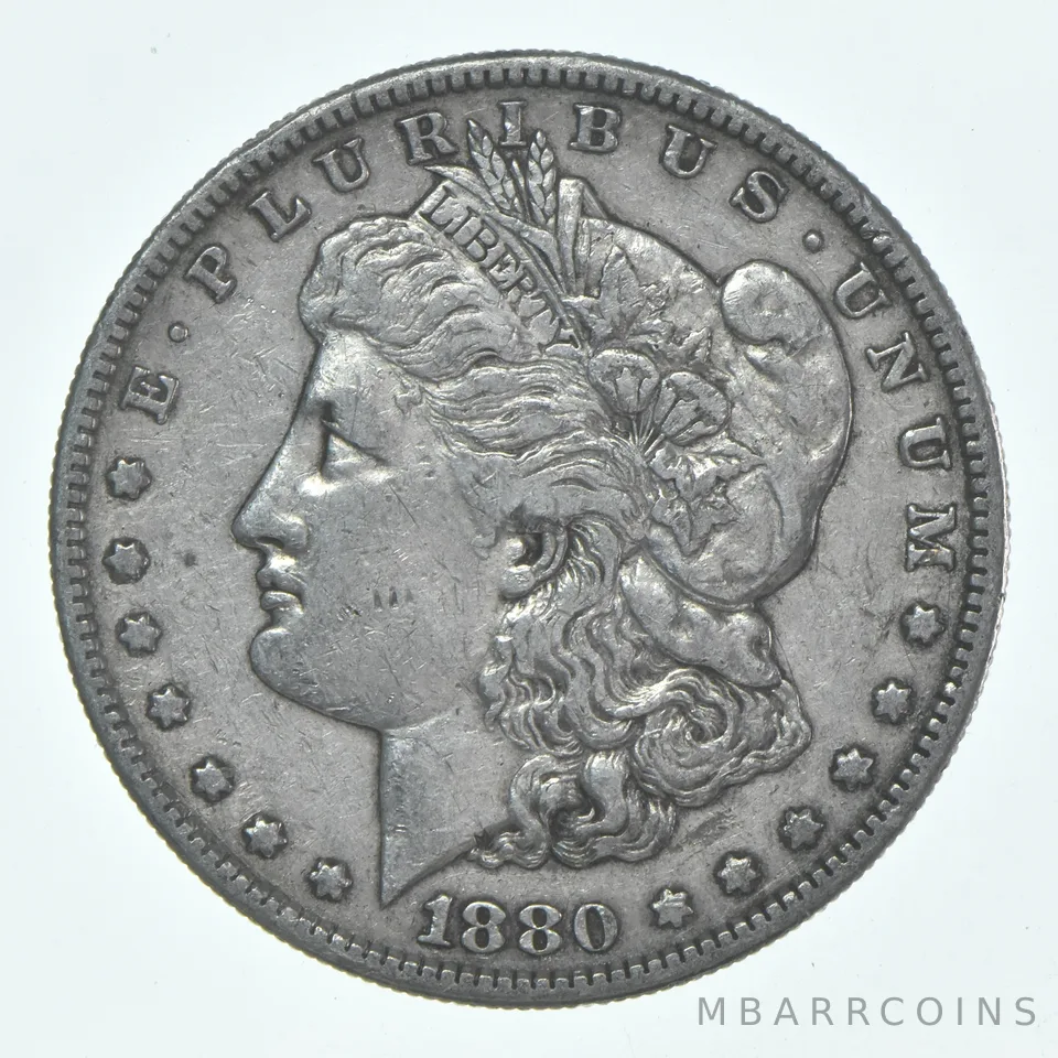 VF 1880-S Morgan Silver Dollar (1 coin)