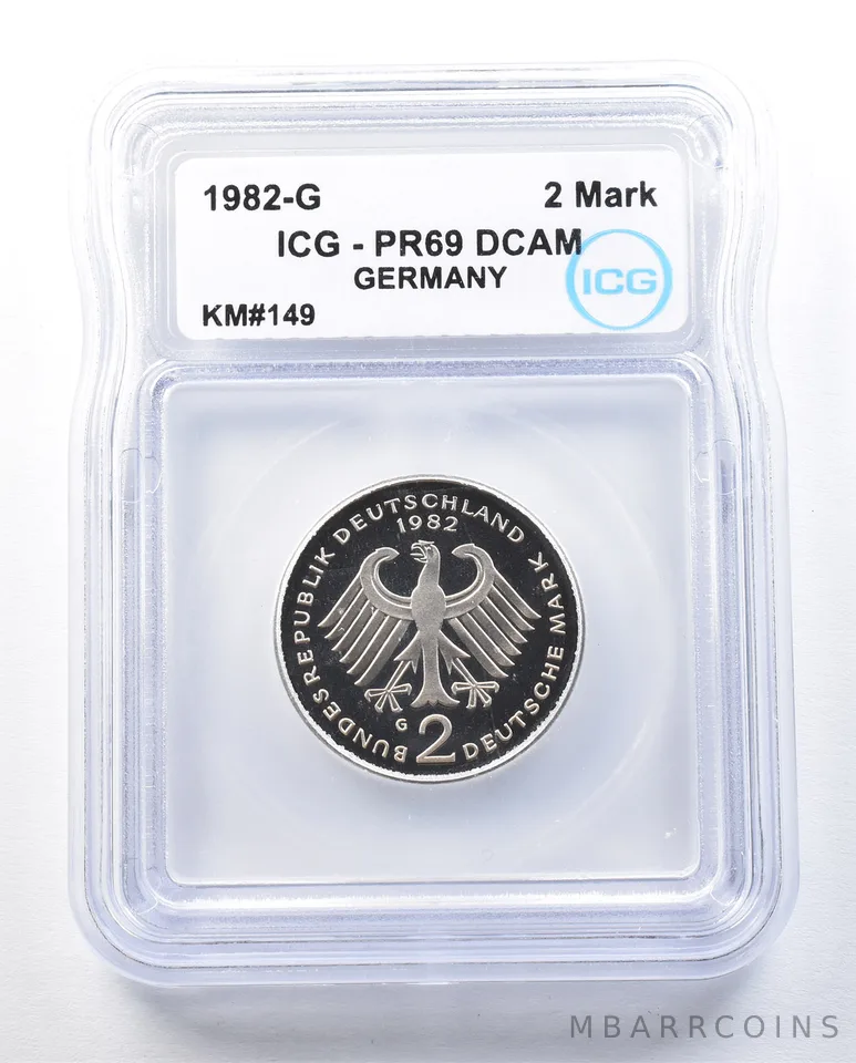 1982 G Germany 2 Mark KM#149 PR69 DCAM ICG *8996