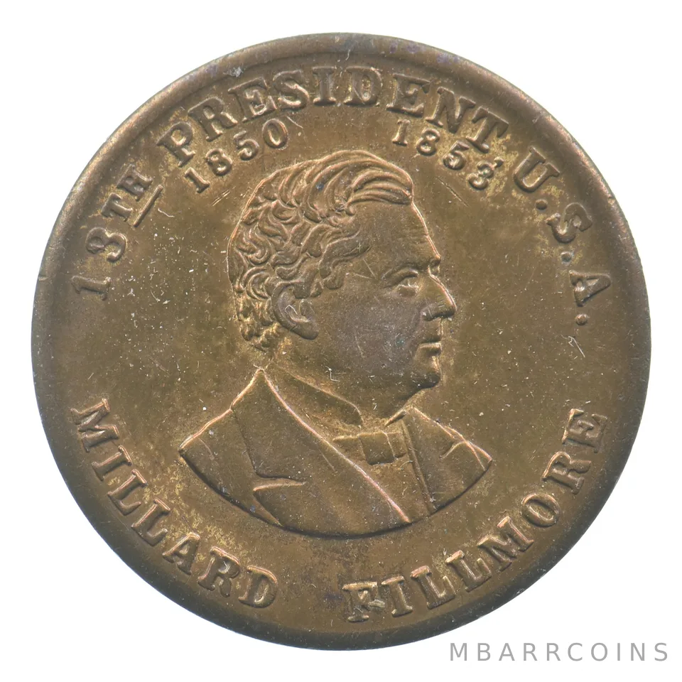 President Millard Fillmore - The American Louis Phillippe Medal Token *5015