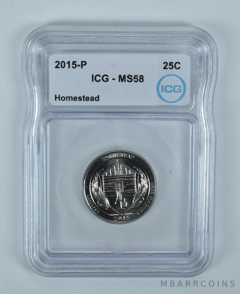 2015-P Washington Quarter ATB Homestead MS68 ICG