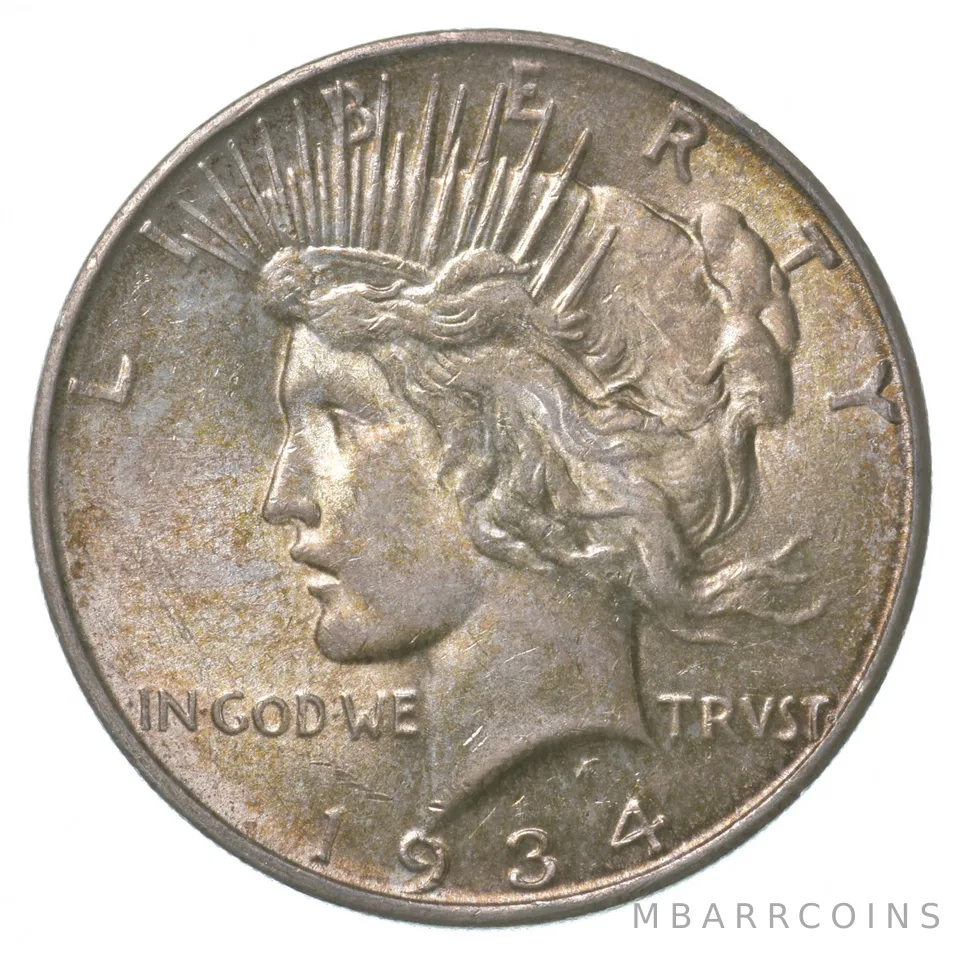 1934-D Peace Silver Dollar a8564