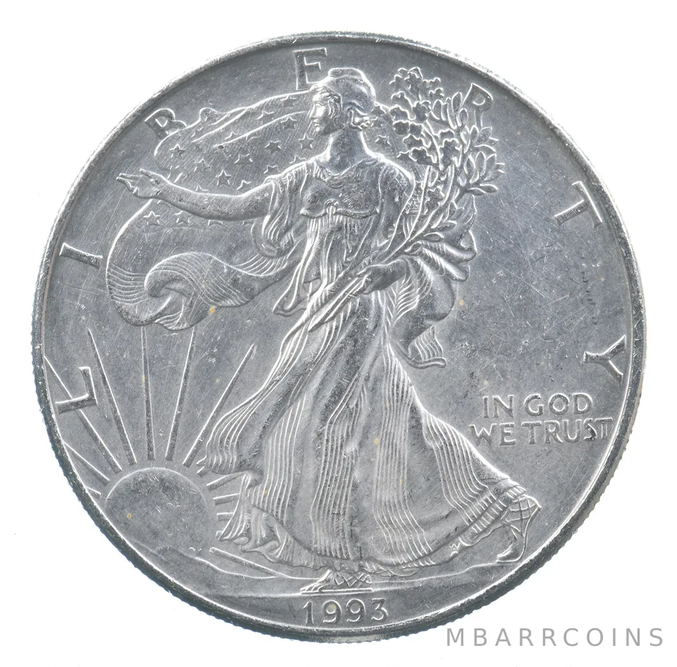 Better Date 1993 American Silver Eagle 1 Troy Oz .999 Fine Silver *910