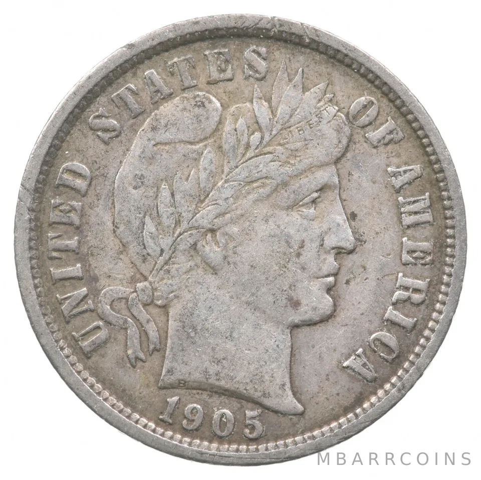 1905-O Barber Dime a7175