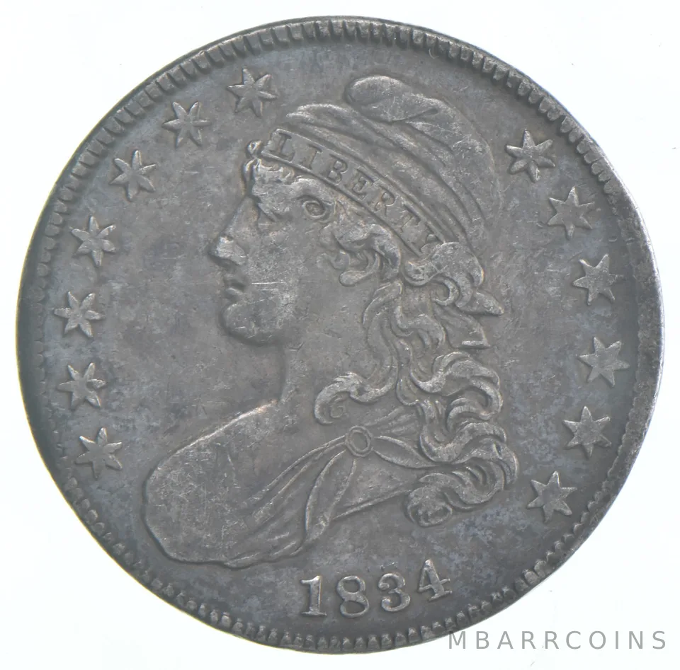 1834 Capped Bust Half Dollar - Small Date & Small Letters *1184